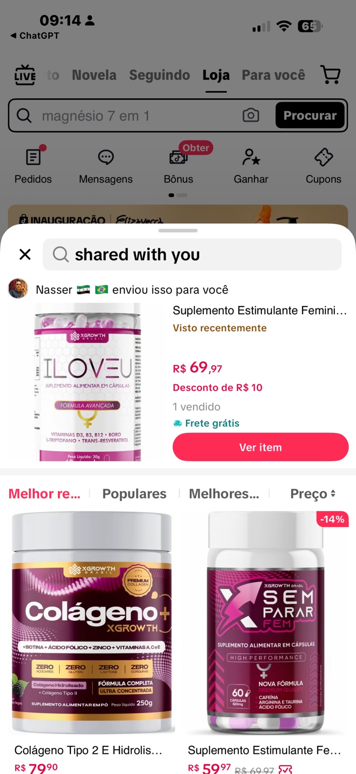 I Love — Suplemento Feminino